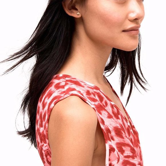 kate spade Asymmetric Lock & Spade Earrings - Picture 3 of 9